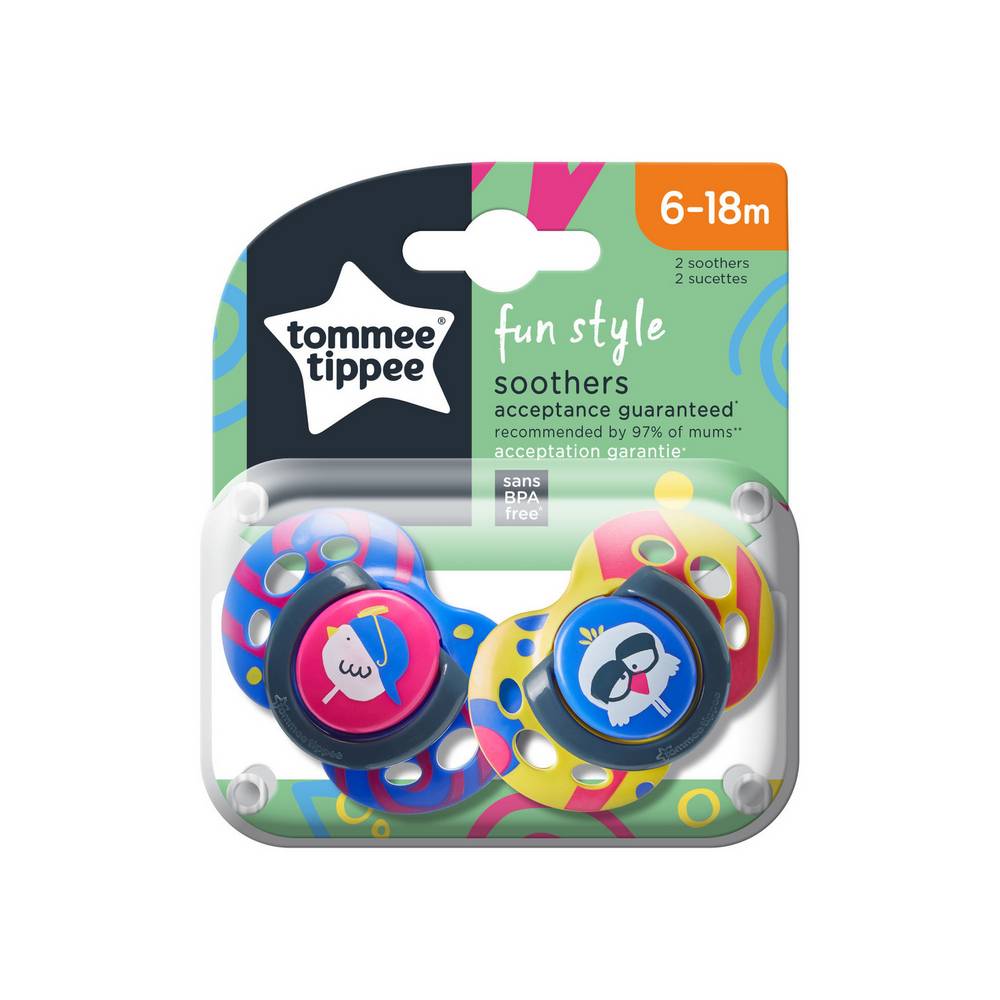 Chupetes Fun Style 0-6 Meses Tommee Tippee